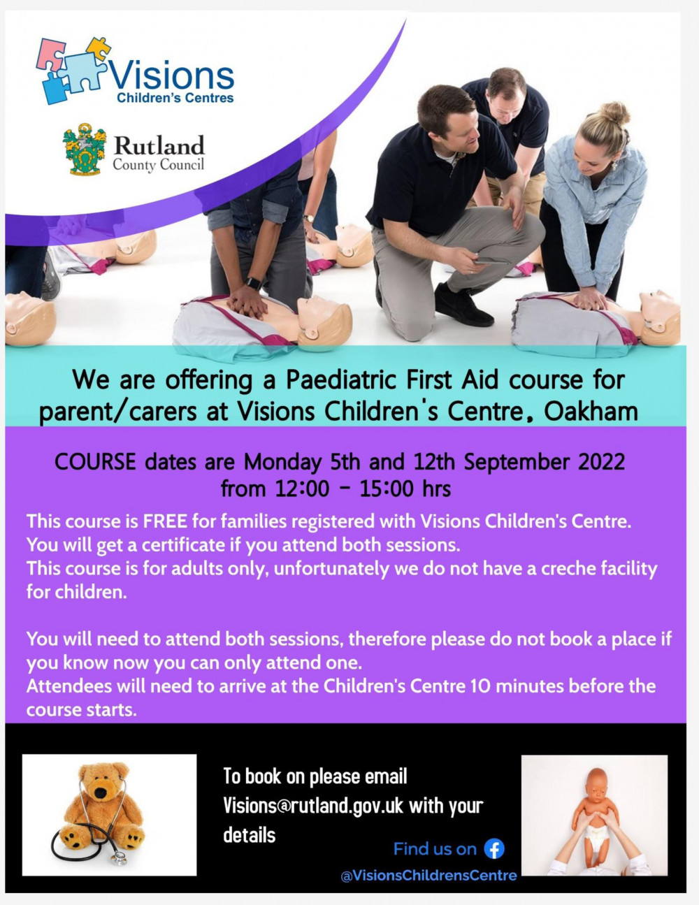 First Aid poster courtesy of VCC