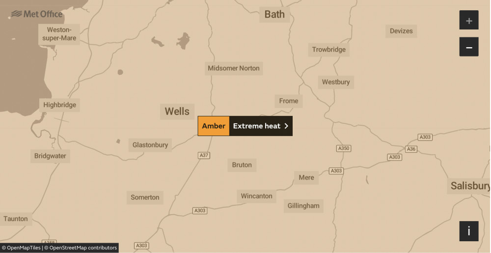 The Met Office has issued an Amber weather warning The Met Office has issued an Amber weather warning