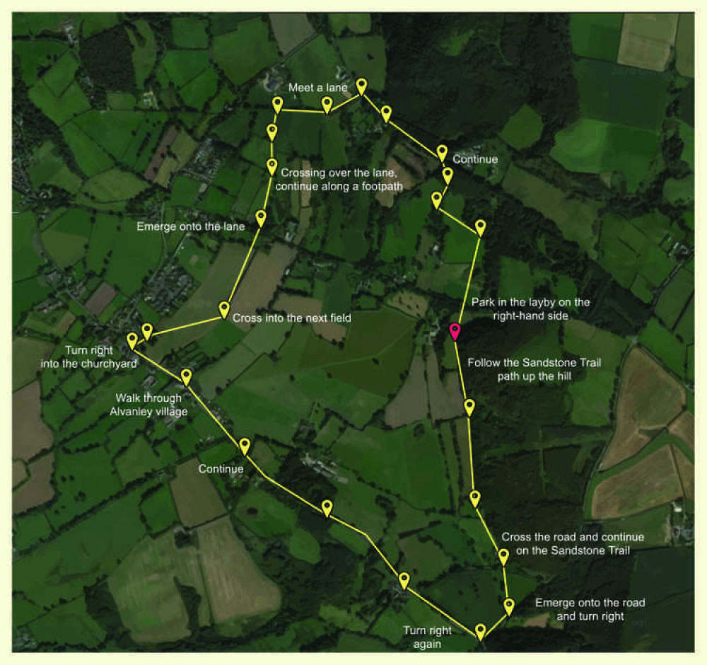 A map of your route A map of your route