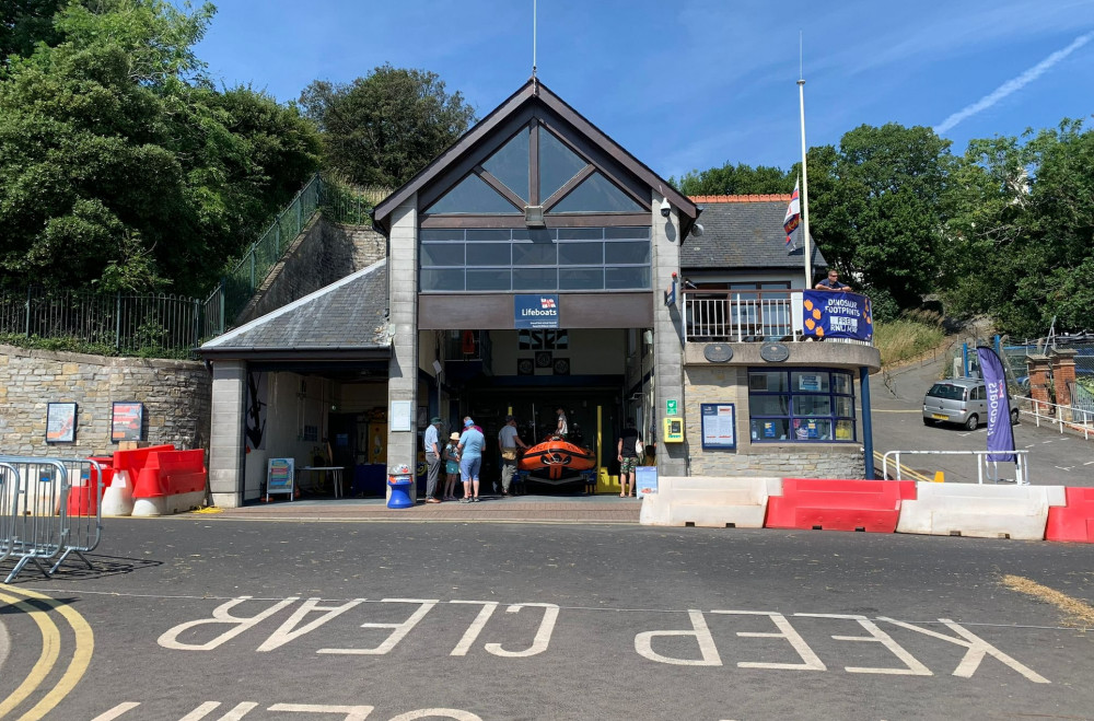 Paddleboarders arrived safely back to shore on their own. (Image credit: RNLI Penarth Lifeboat Station - Facebook)