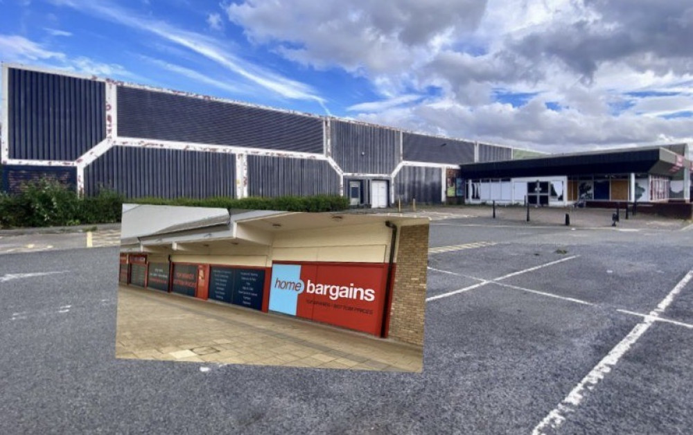 The former Co-op site in Coalville and the current Belvoir Shopping Centre. Photo: Coalville Nub News