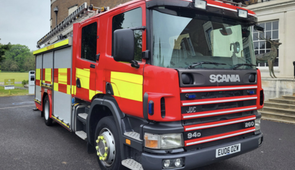 A fire broke out in a two-storey factory and office in Letchworth earlier this week. CREDIT: Herts County Council 