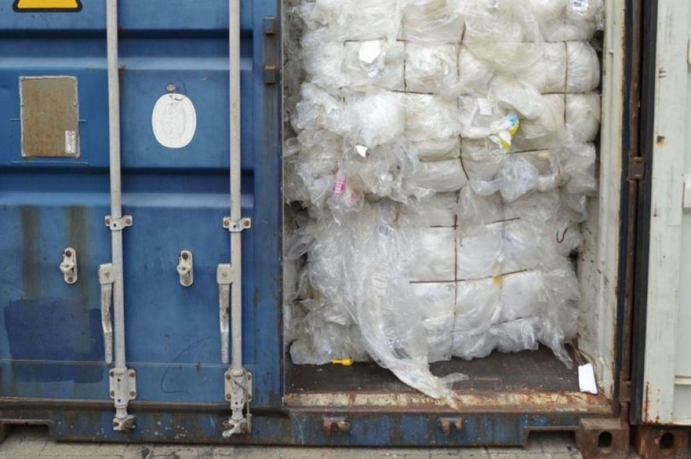 Some of waste bales that made inspector vomit (Picture credit: Environment agency)