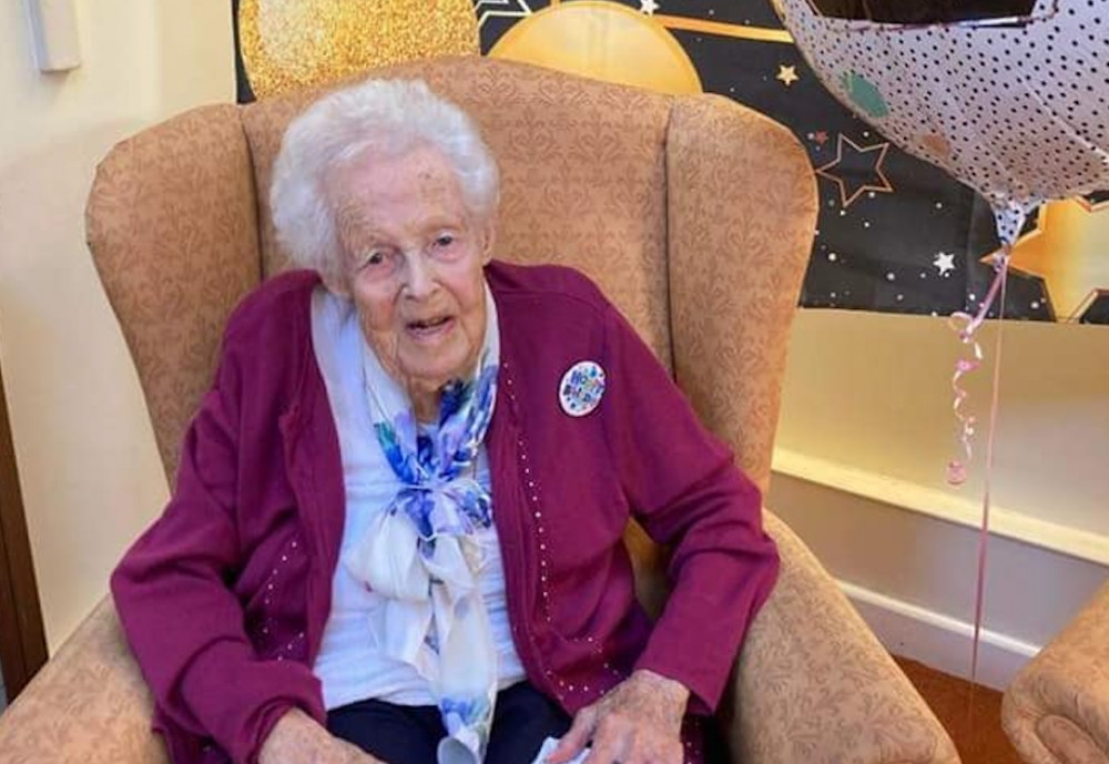 Doreen was treated to a special party to celebrate her 101st birthday. (Image credit: MHA Morel Court)