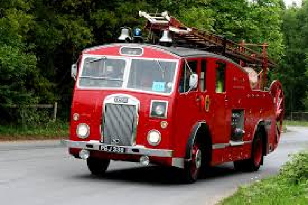 Old Felixstowe fire engine