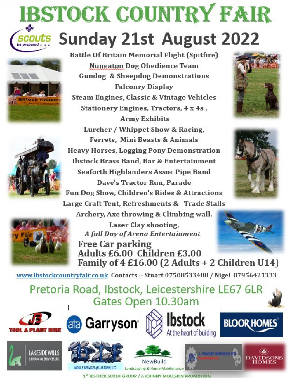 Ibstock Country Fair is being held this Sunday in Pretoria Road near Coalville