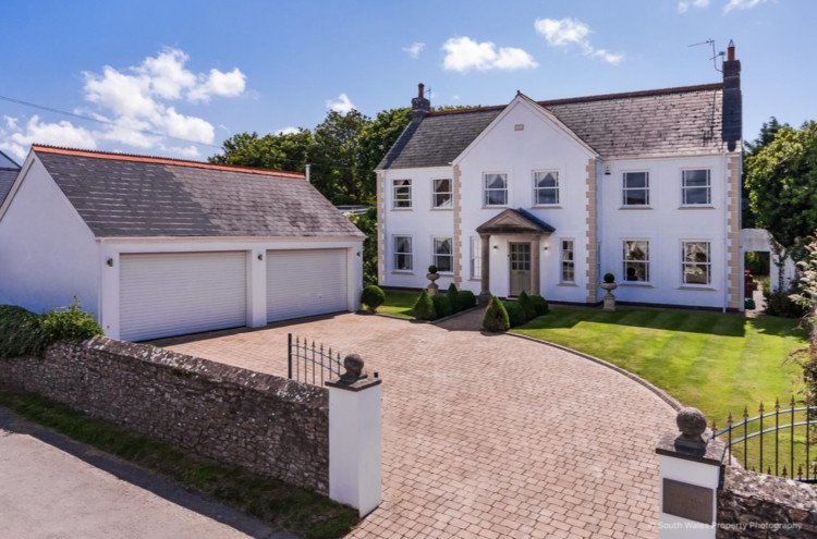 A handsome home of wonderful proportions. (Image credit: South Wales Property Photography)