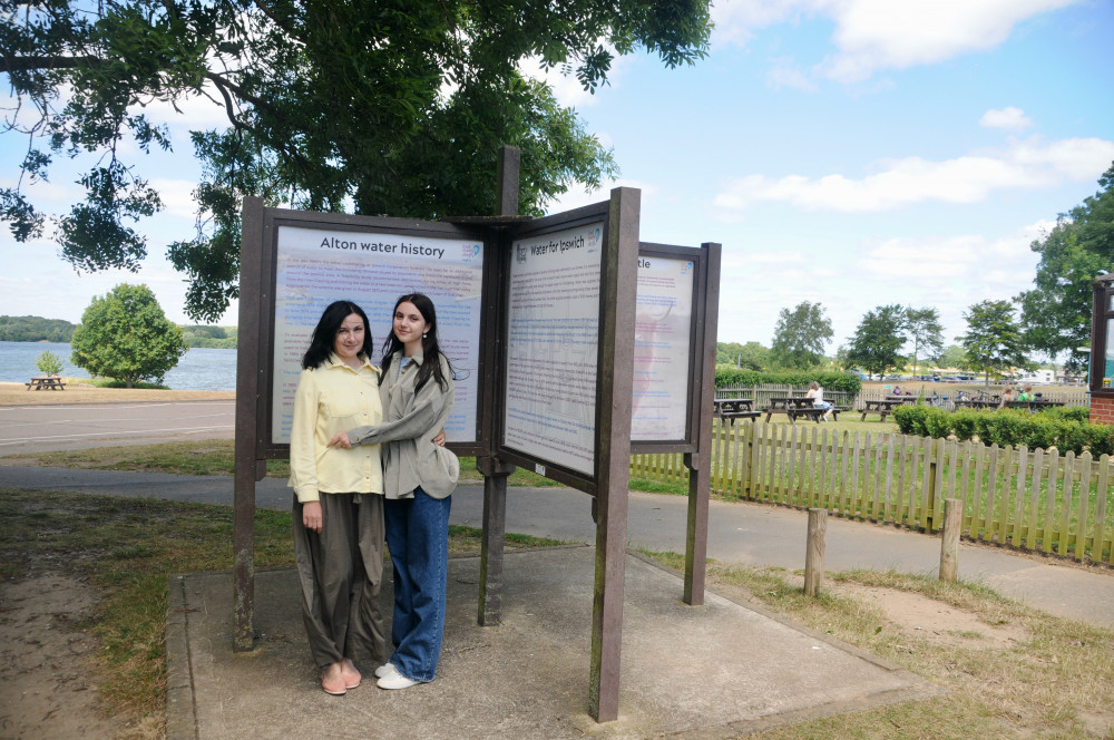 Ukrainian refugees on the Shotley peninsula (Picture credit: Nub News)