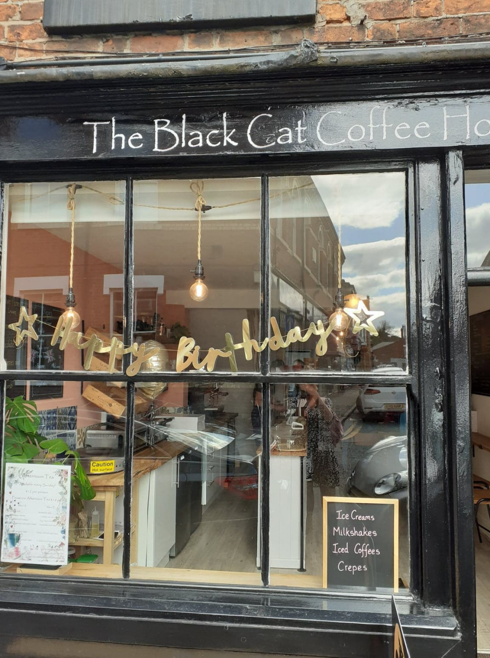 The Black Cat Cafe is one year old.