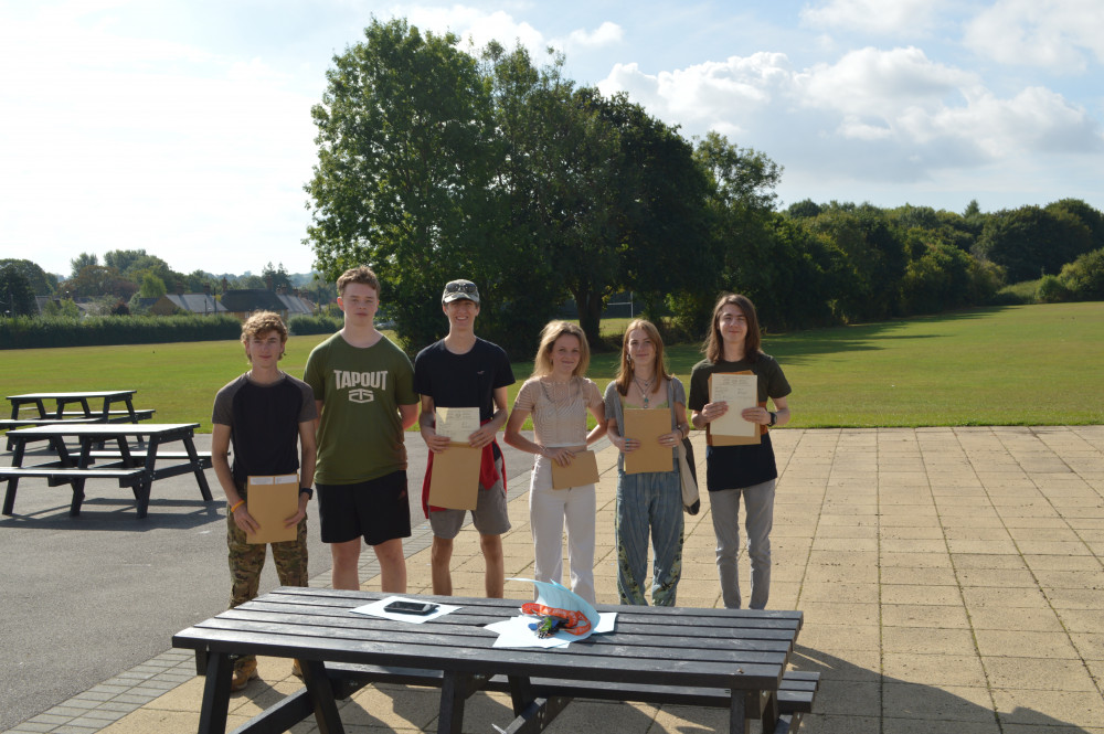 Beaminster and Colfox joint sixth form students pick up A level results