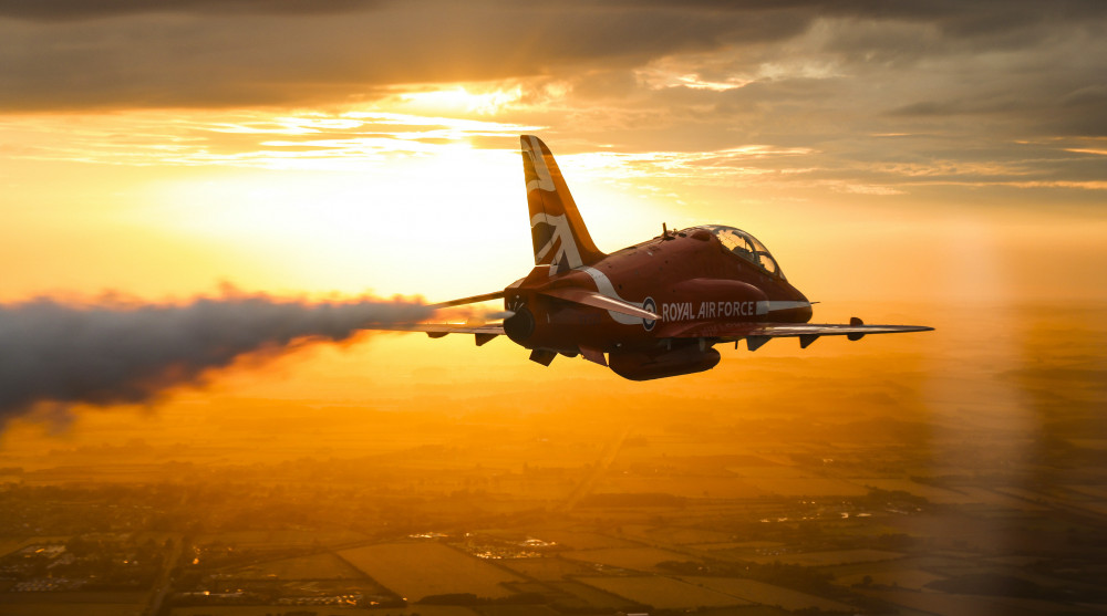 Red Arrows head home (Picture credit: Abigail Drewett (RAF)