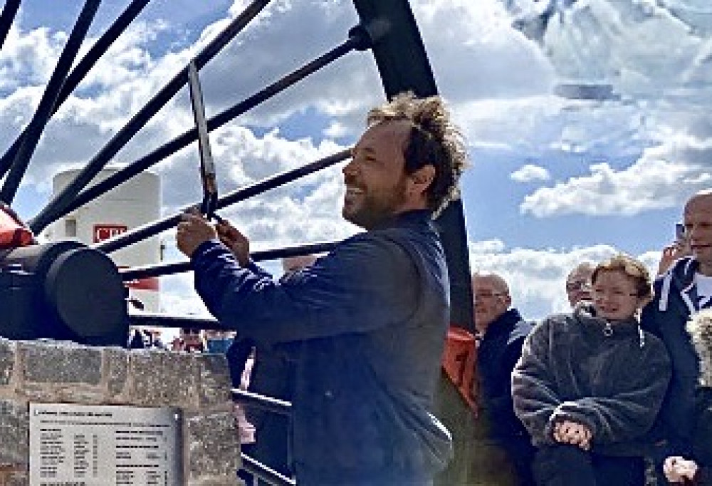 Stephen Graham, pictured at the opening of the Whitwick Colliery Memorial this year, will star in the new series. Photo: Coalville Nub News