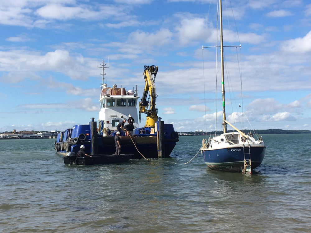 Pepper removed from foreshore (Picture credit: Colin Byford)