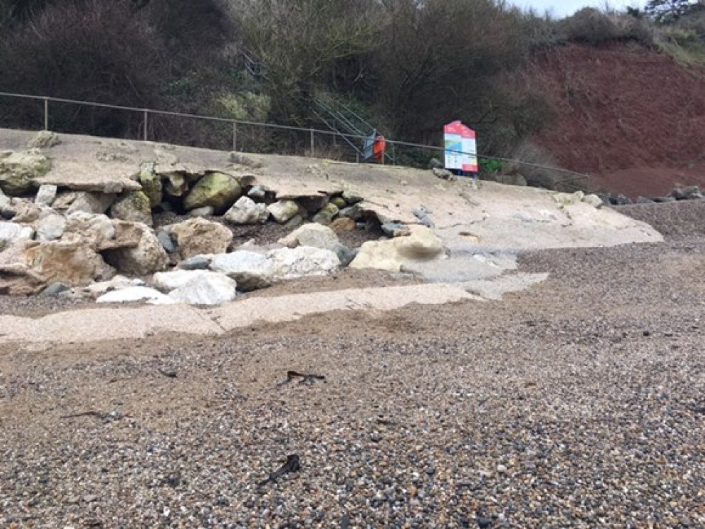 The existing concrete and rock structure at Seaton Hole are deteriorating much quicker than anticipated