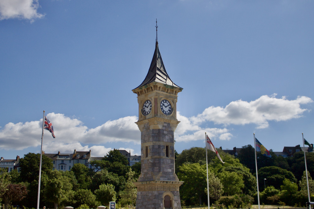 Clock tower, Exmouth (Nub News/ Will Goddard)