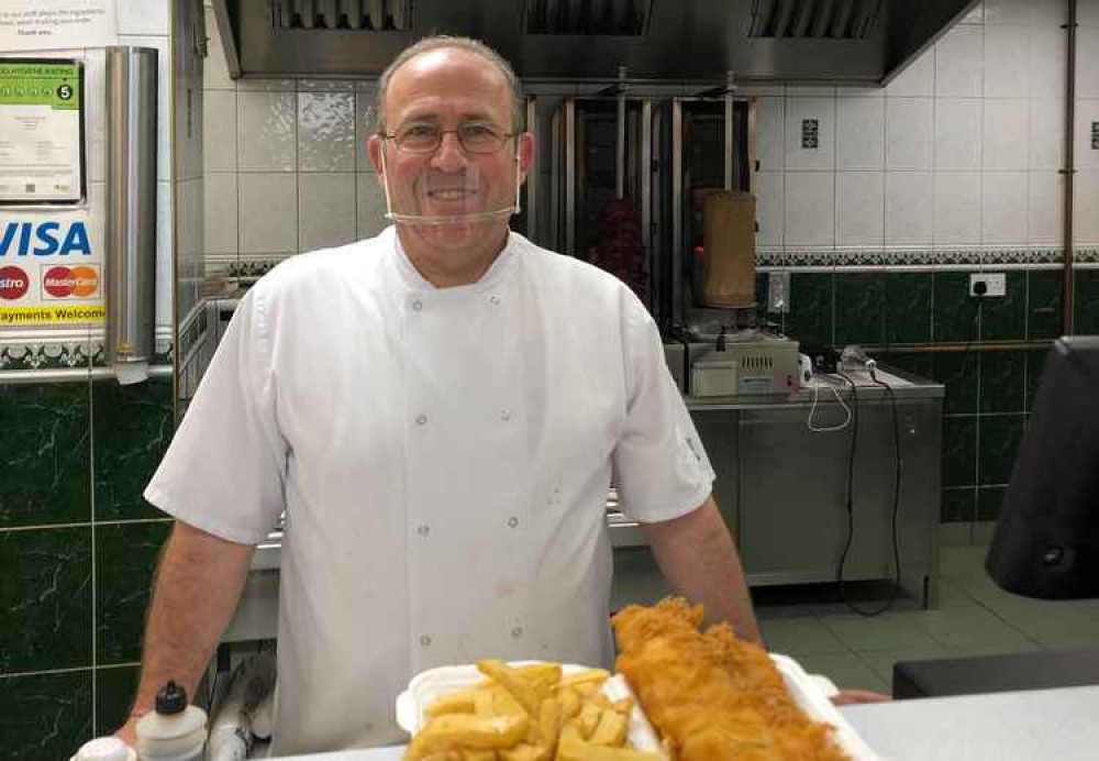 Peter Mousikou has run Biddulph Fish Bar for nearly 40 years