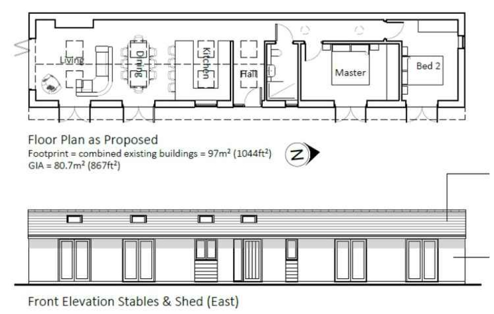 The proposed bungalow was refused The proposed bungalow was refused