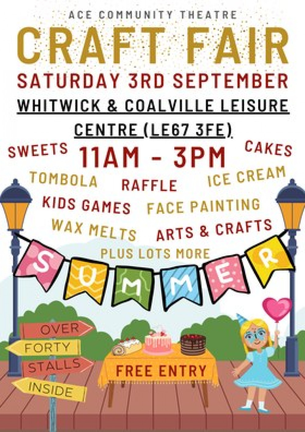 Craft Fair at Whitwick & Coalville Leisure Centre in Coalville