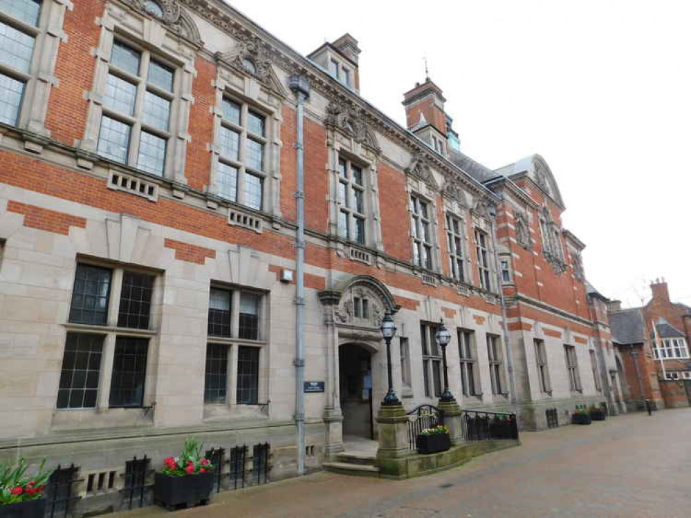 Staffordshire County Council's County Buildings in Martin Street Stafford where county council meetings are held.