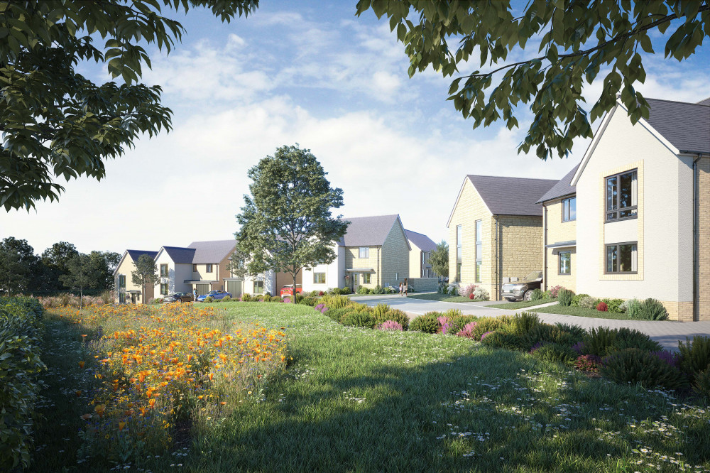 Curo's view of what the homes at Underhill on the edge of Midsomer Norton could look like 