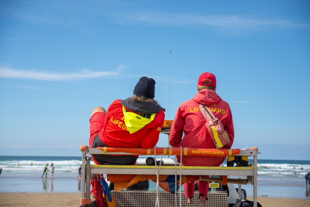 RNLI lifeguard.