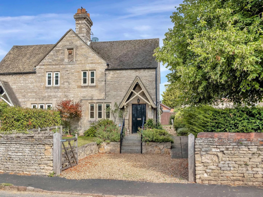 This semi-detached cottage boasts a stunning front aspect (image courtesy of Newton Fallowell)