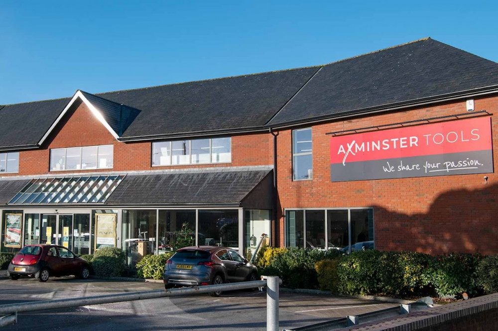 The current Axminster Tools shop in Trafalgar Way