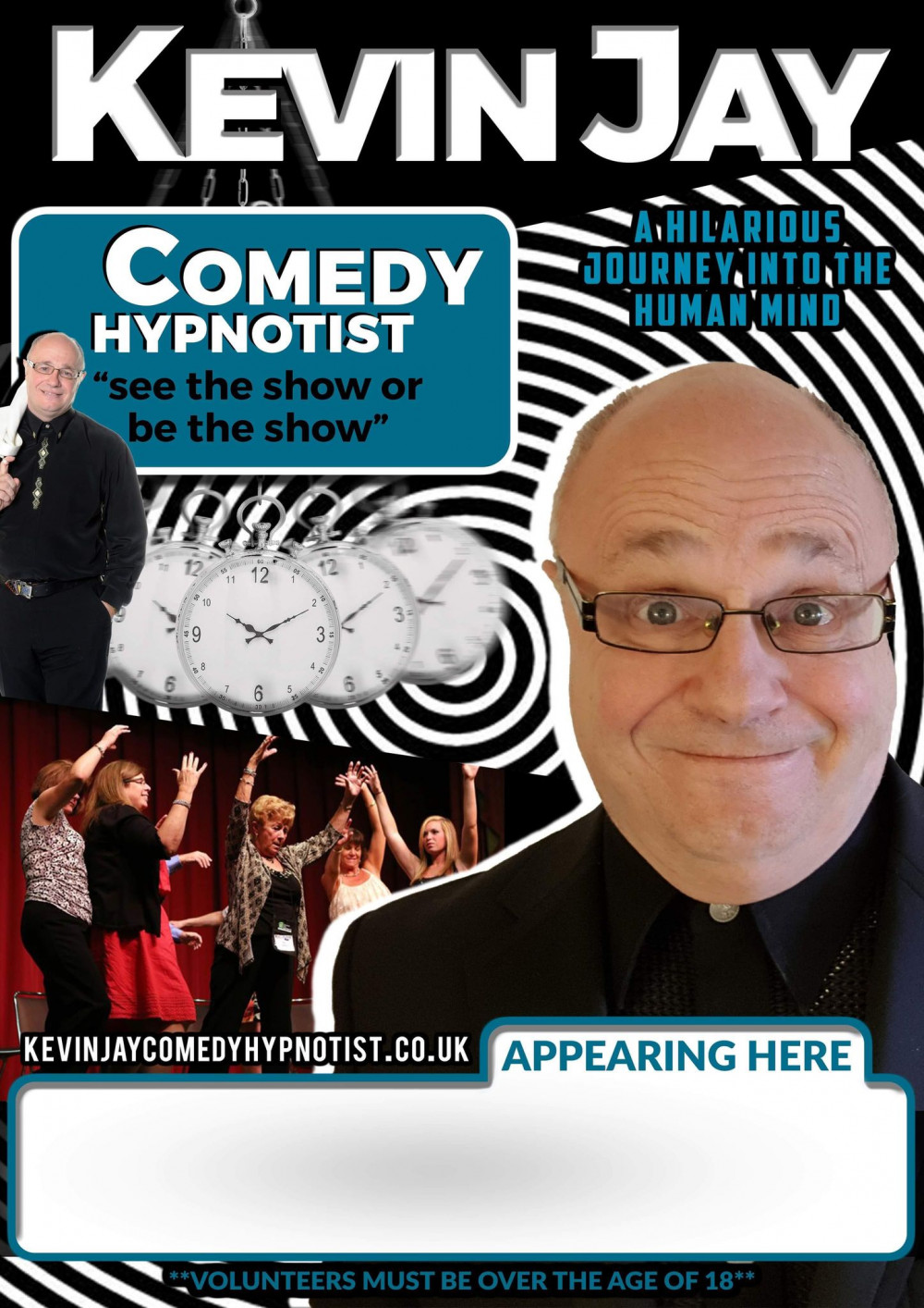 Kevin Jay the Comedy Hypnotist will be performing live at Albert's Corner this Friday (September 9).