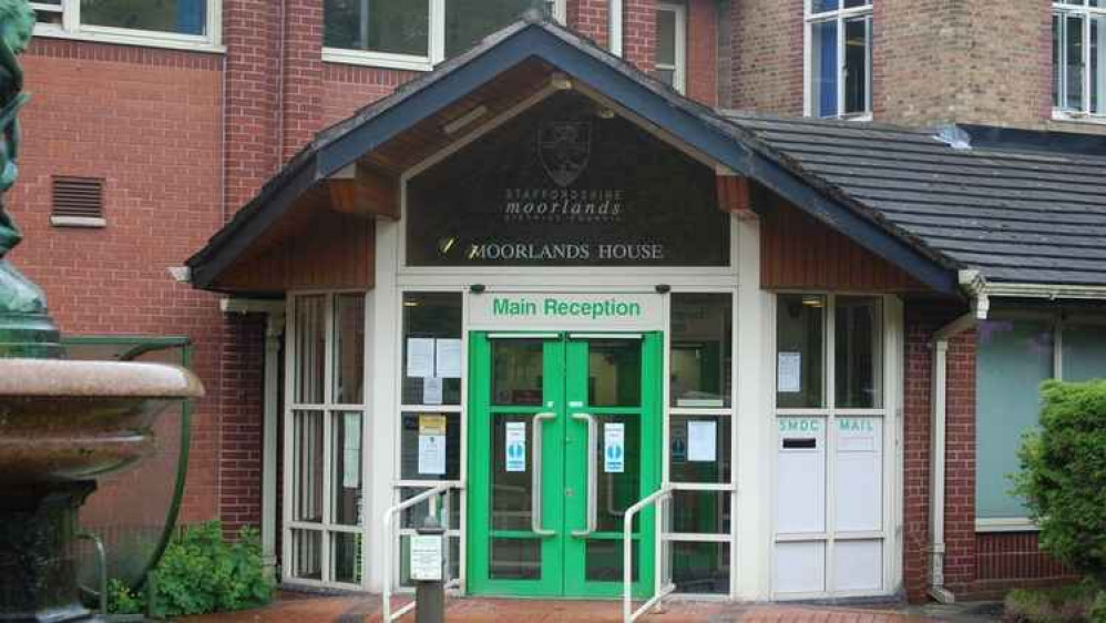 The district council's offices in Leek