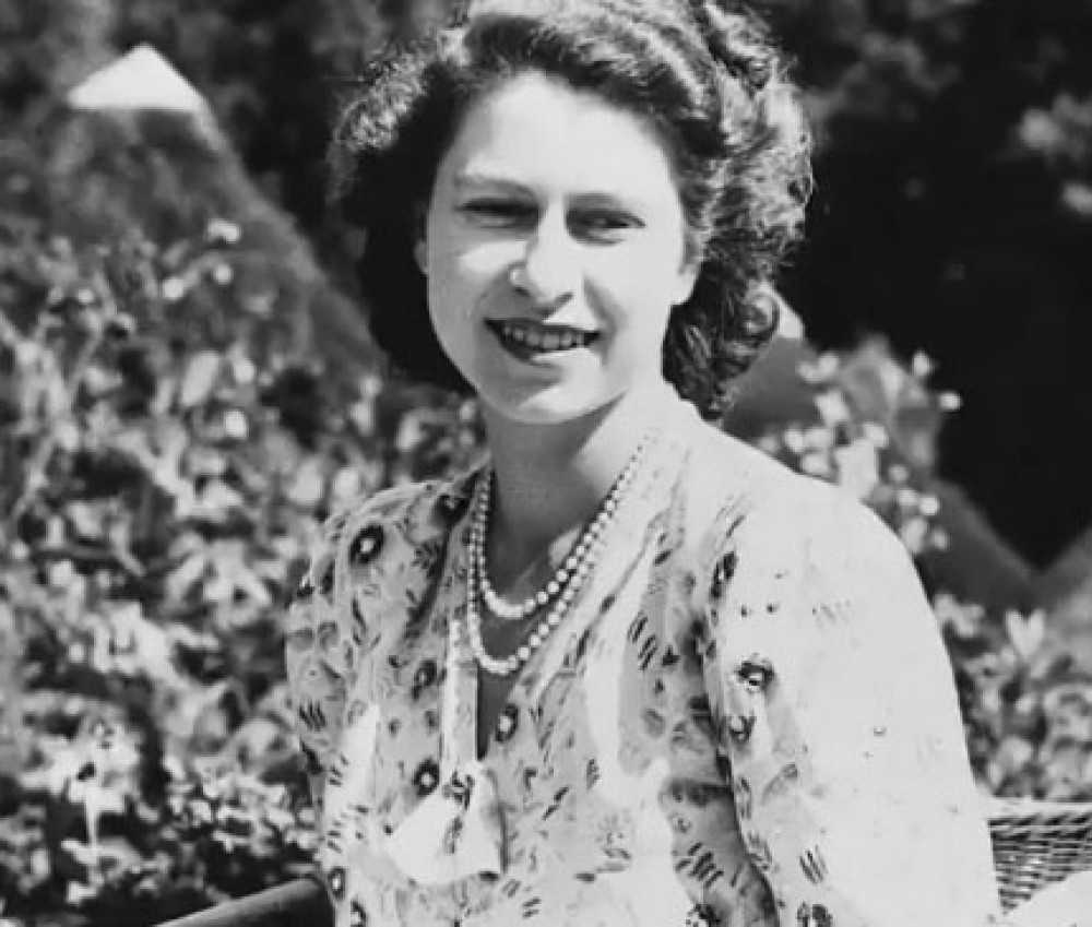 A young Queen Elizabeth II