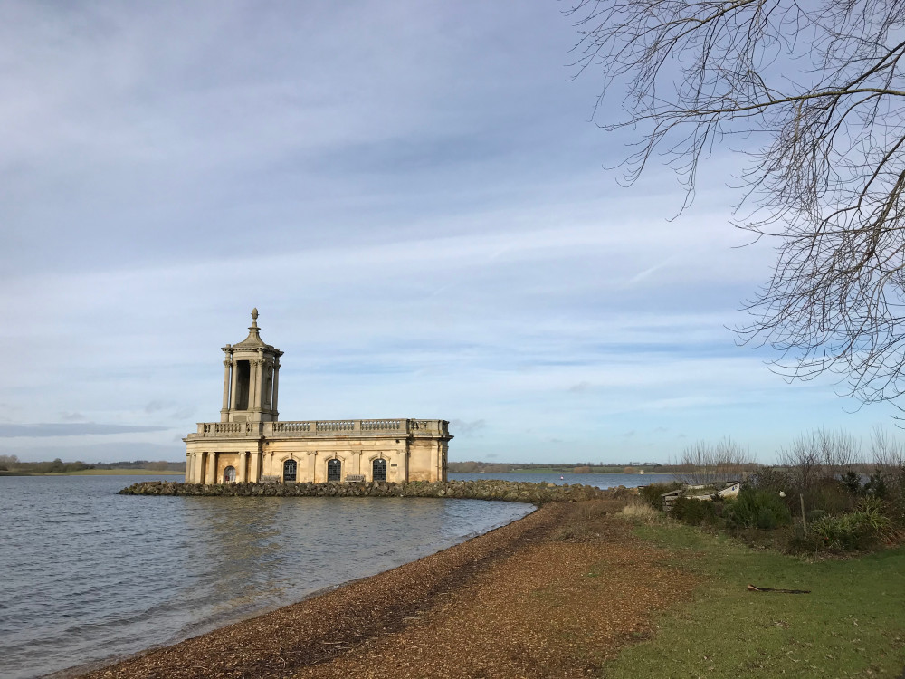 Normanton church on Rutland Water