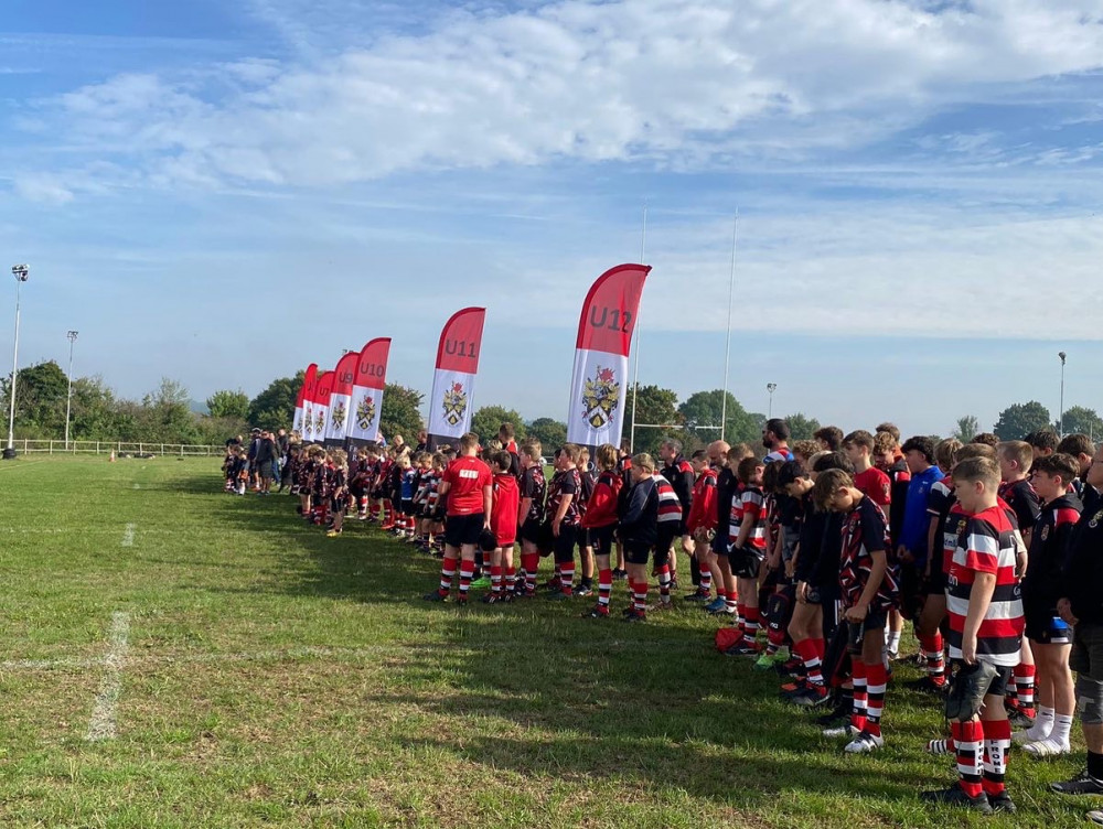 All the players and coaches held a minute's silence 