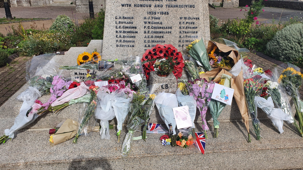 Flowers and messages 