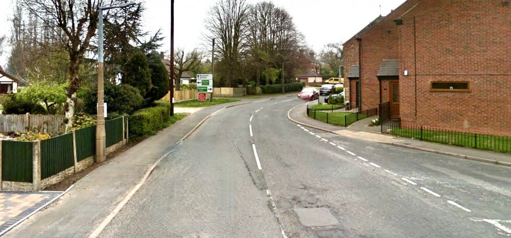 Lullington Road in Overseal. Photo: Instantstreetview.com