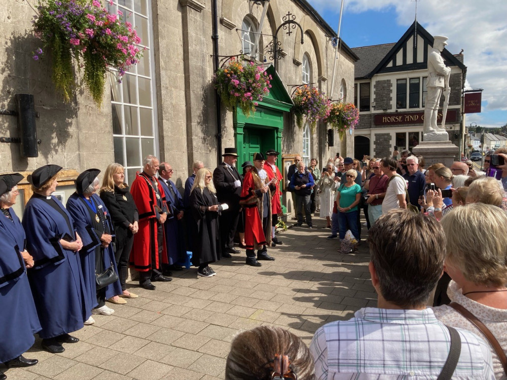 Proclamation of the accession of King Charles III by Gareth Davies