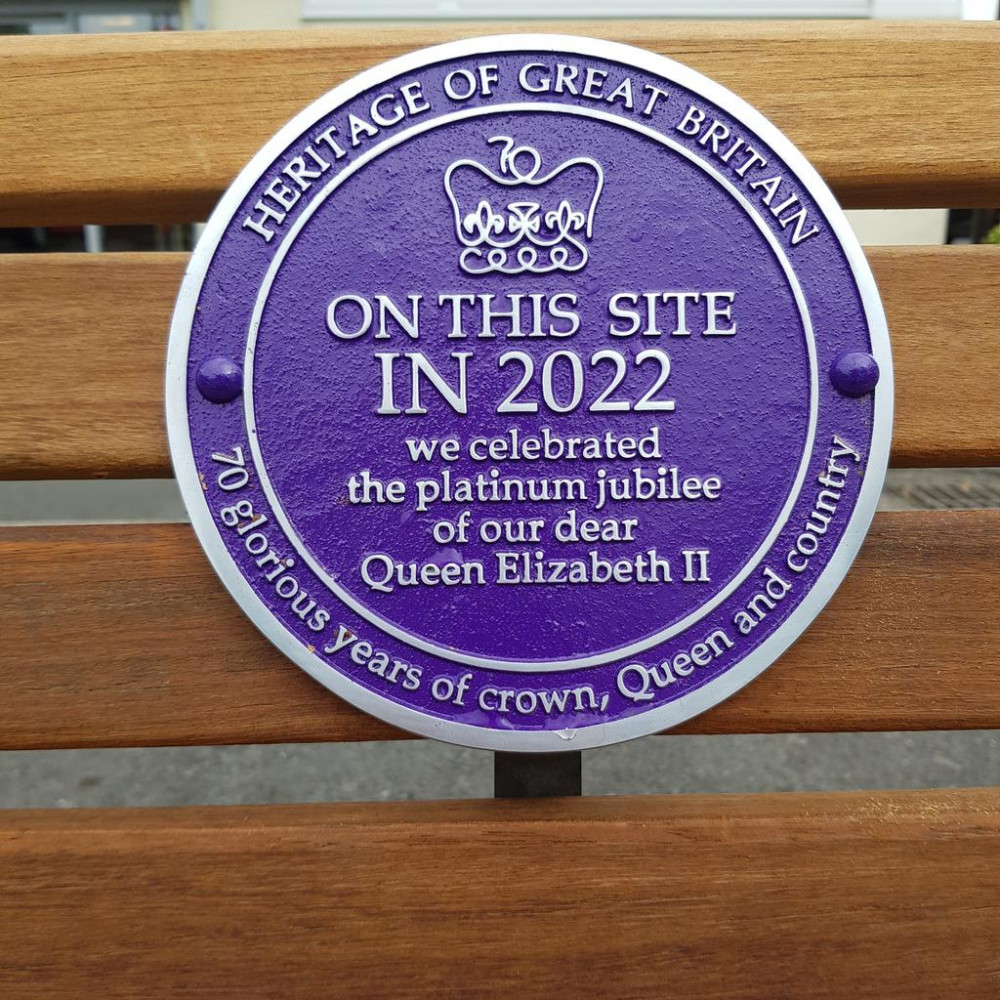 The plaque now has greater significance following the Queen's death 