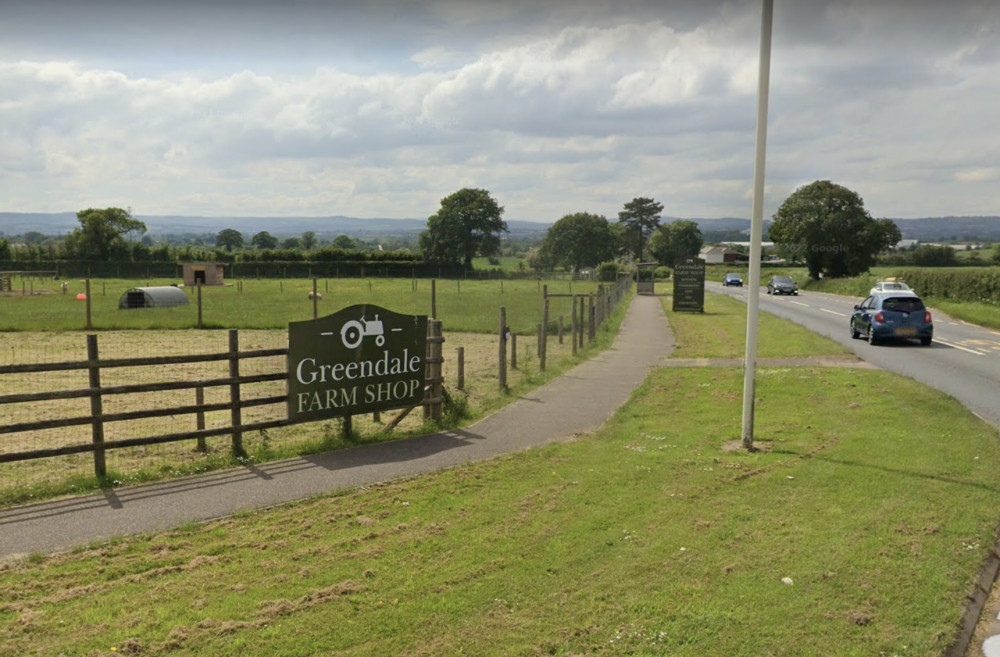 Greendale Farm Shop on A3052 Sidmouth Road (Google Maps)