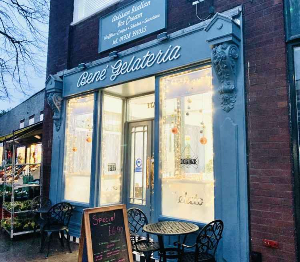 Bene Gelateria's original Victorian shopfront Bene Gelateria's original Victorian shopfront