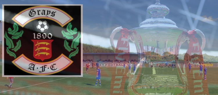 Grays went out of the FA Cup at Parkside