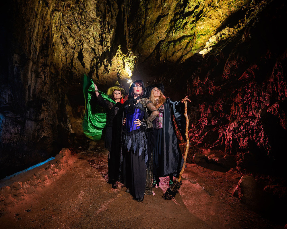 Wookey Hole Caves - the home of Halloween!