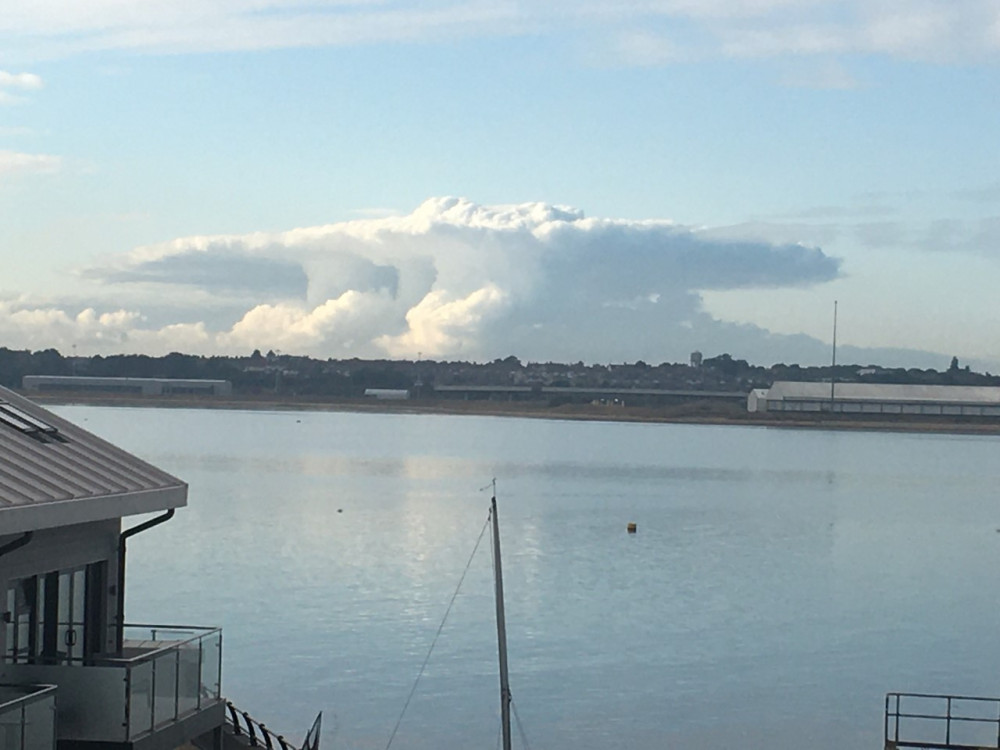 Ominous cloud over Clacton (Picture John Richardson) Ominous cloud over Clacton (Picture John Richardson)