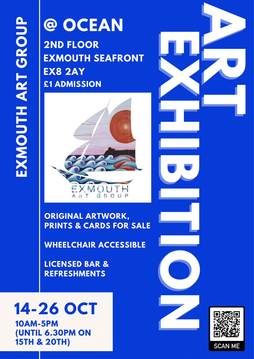 Exmouth Art Group Annual Exhibition Poster