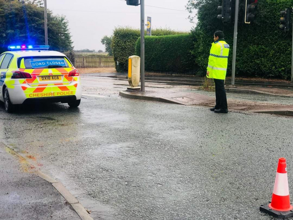 The incident on Newcastle Road, Shavington, happened at 2:39pm yesterday - September 22 (Crewe Police).