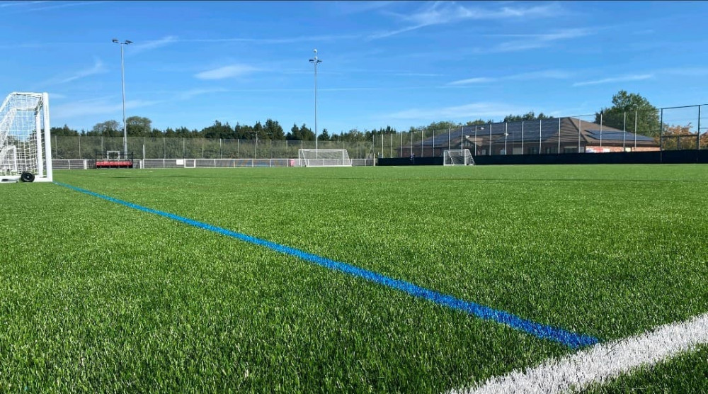 The completed £400,000 football pitch project off Crewe Road, Shavington was unveiled on Saturday - September 17 (Peter Morse).