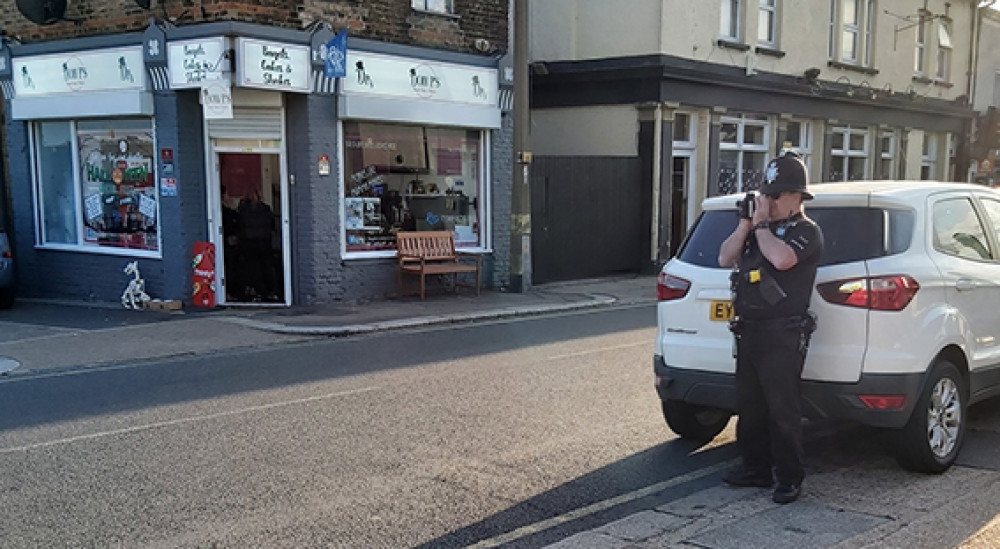 Speeders were targeted on the Broadway.