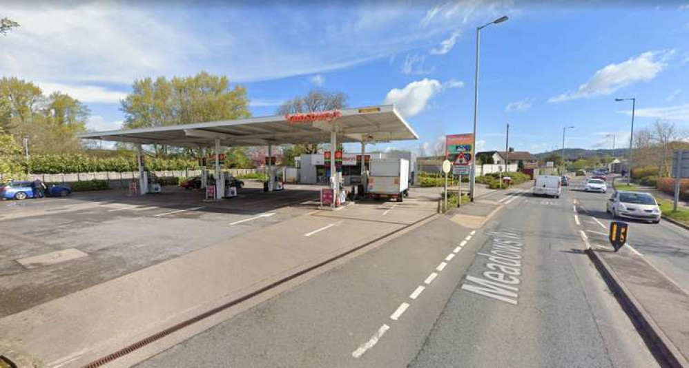 Sainsbury's in Biddulph had put up signs saying they had no fuel