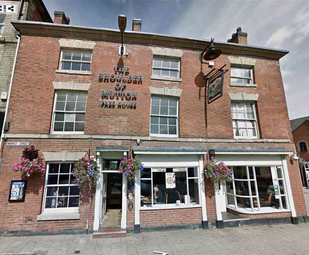 Ashby's Shoulder of Mutton Wetherspoon bar. Photo: Instantstreetview.com