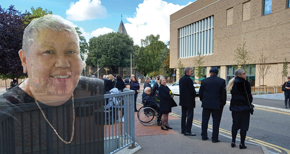 There were tributes as the borough said farewell to Kristina Jackson. 