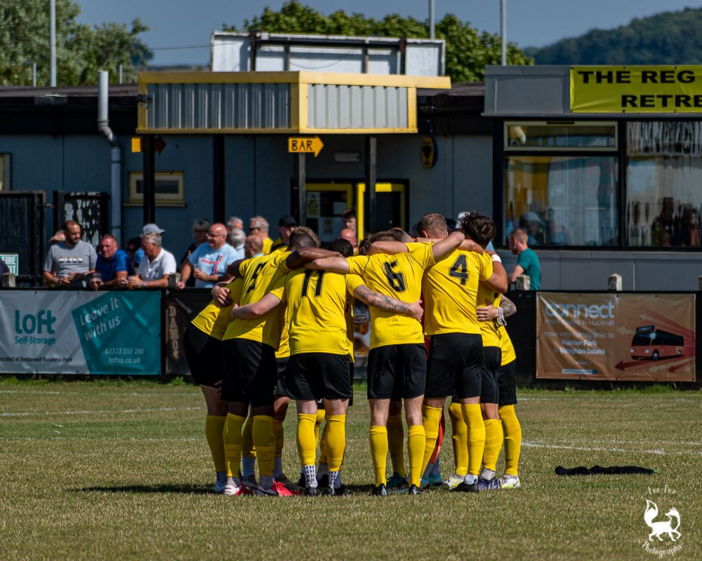 Hucknall Town moved back into the play-off places on Wednesday night thanks to a commanding 4-0 away win at Southwell City. Photo Credit: Lee Fox.