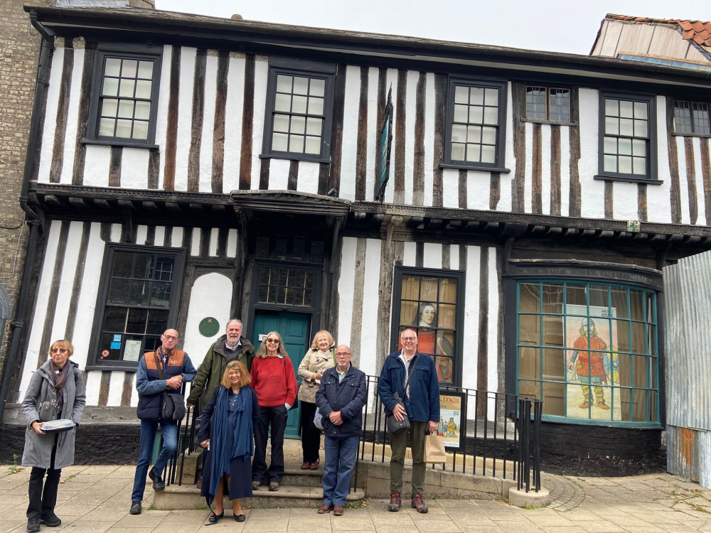 Members of the King Guthrum Group at the Ancient House Museum, Thetford